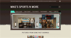 Desktop Screenshot of mikesportsnmore.com